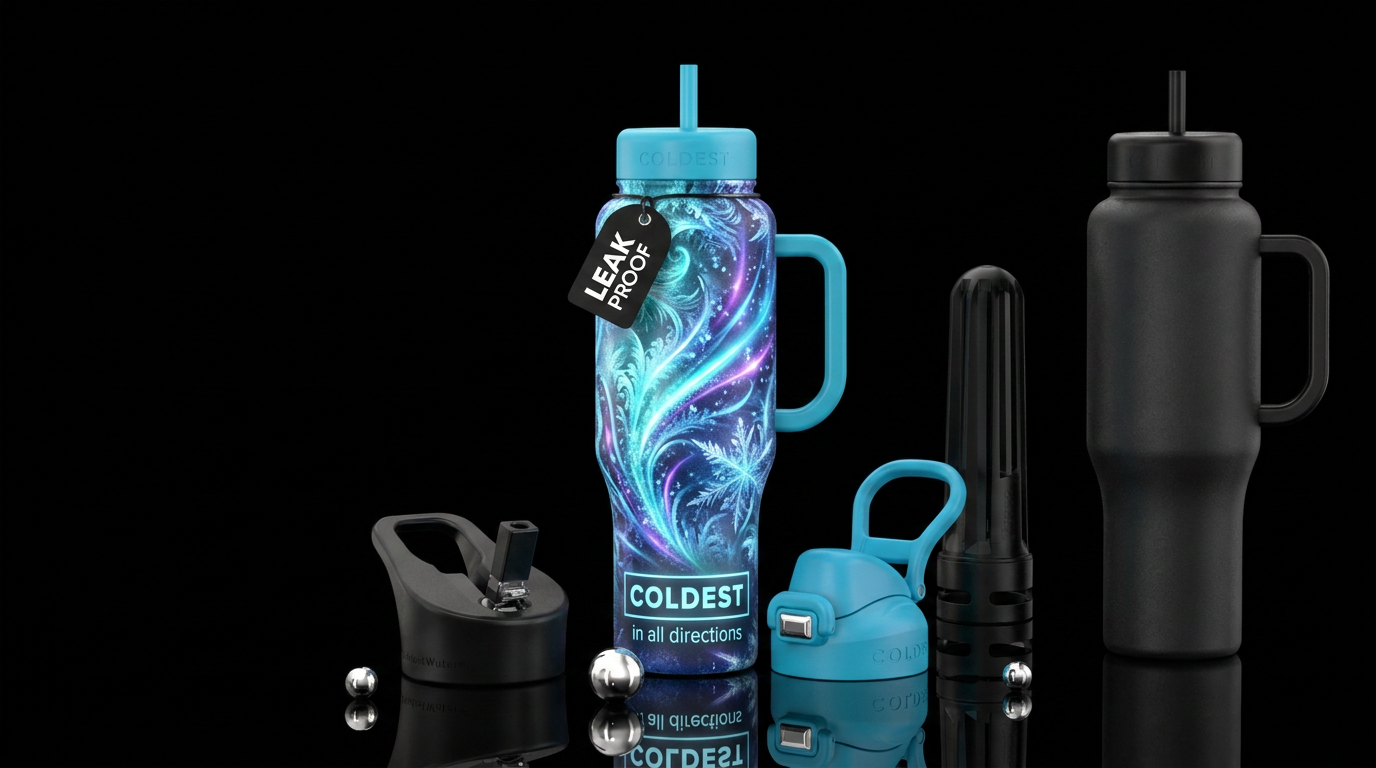 Coldest in all directions water bottle design