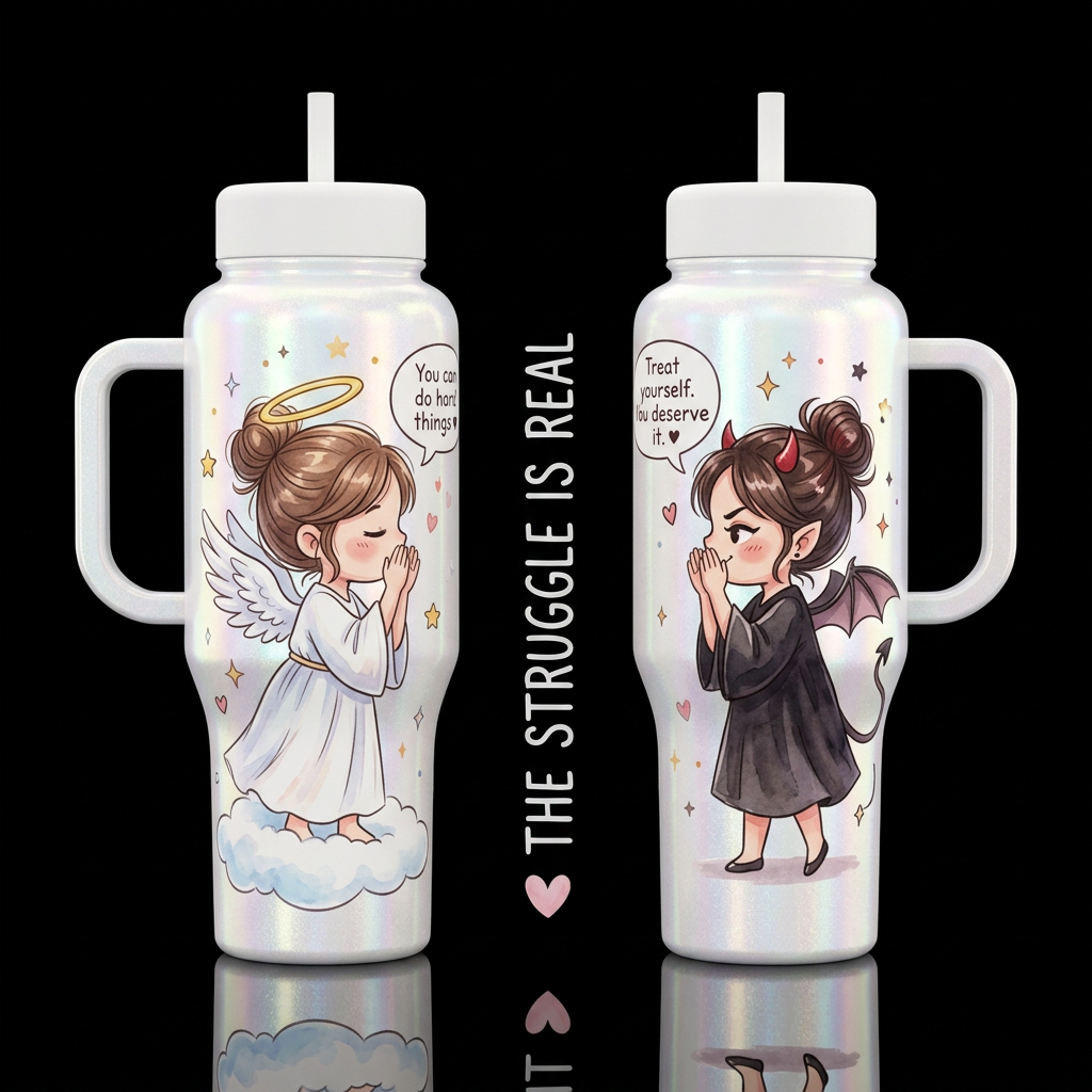 The struggle is real water bottle design