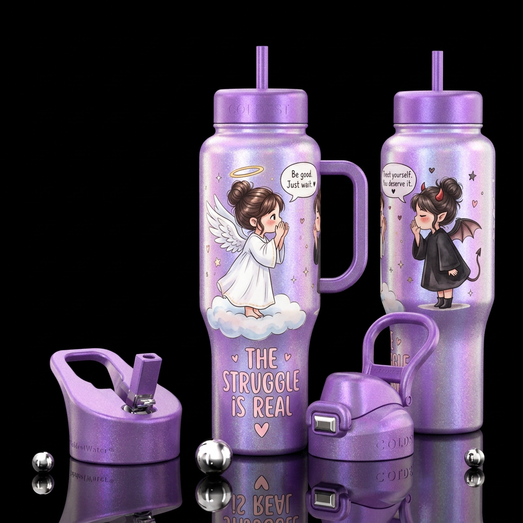 Everyday water bottle design