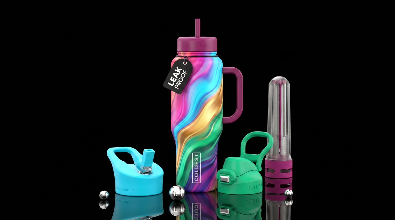 Beauty n color water bottle design