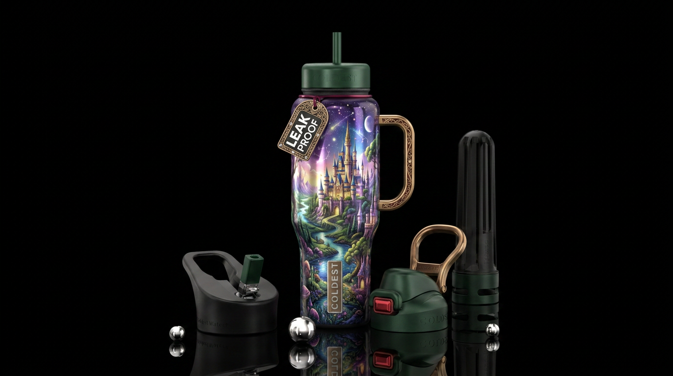 Far away water bottle design