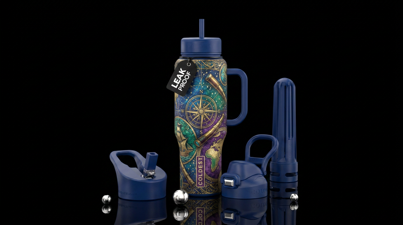 Travels water bottle design