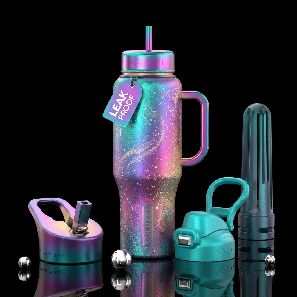 Magic air water bottle design