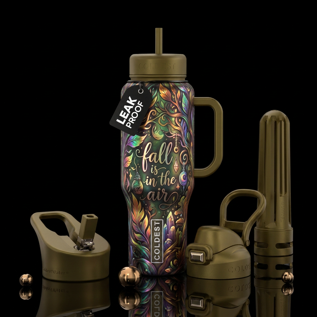 Fall is in the air.... water bottle design