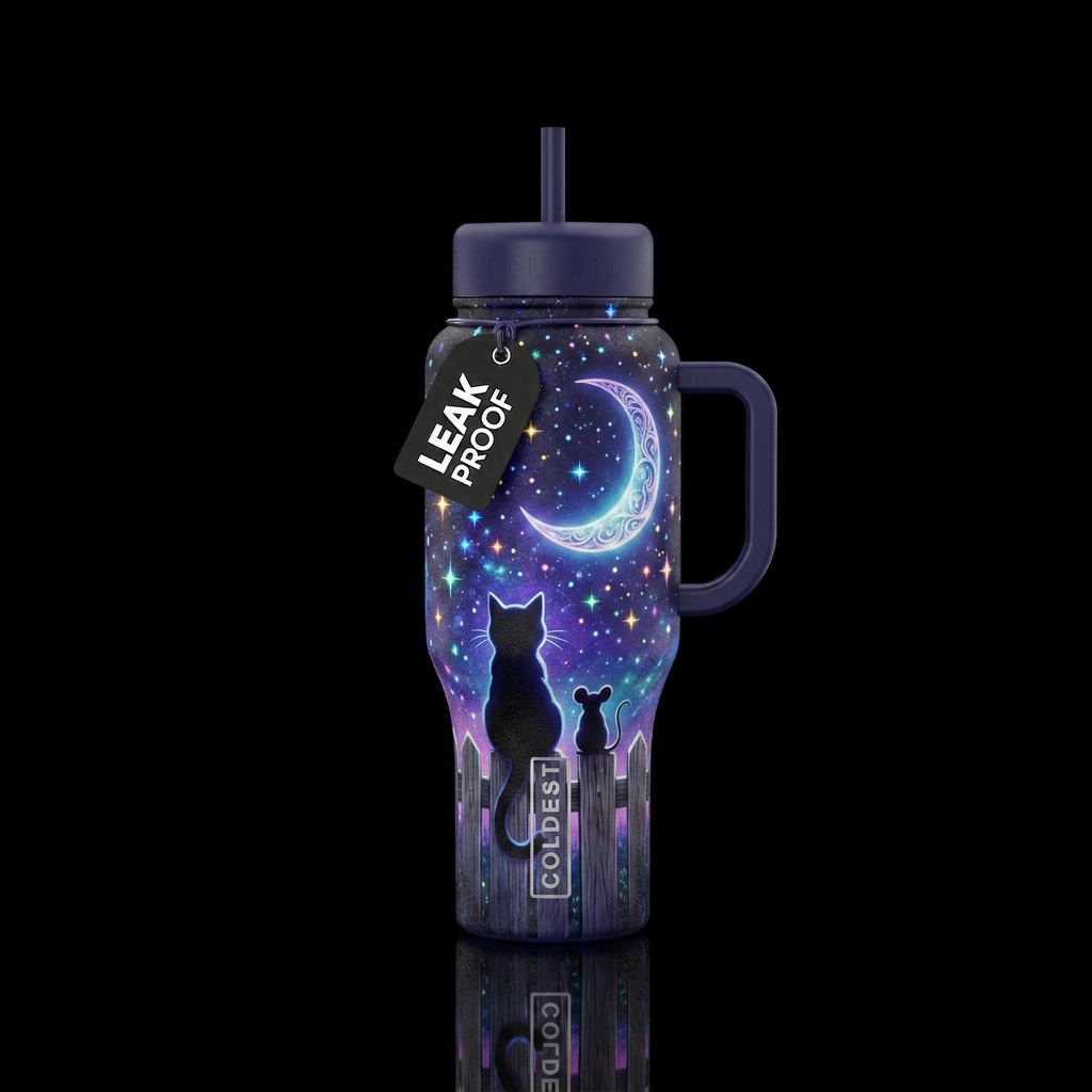 True  friends water bottle design