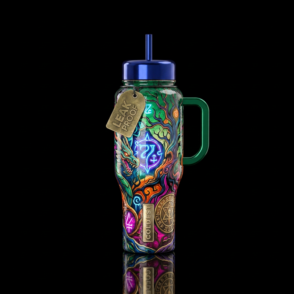 Dragon water bottle design