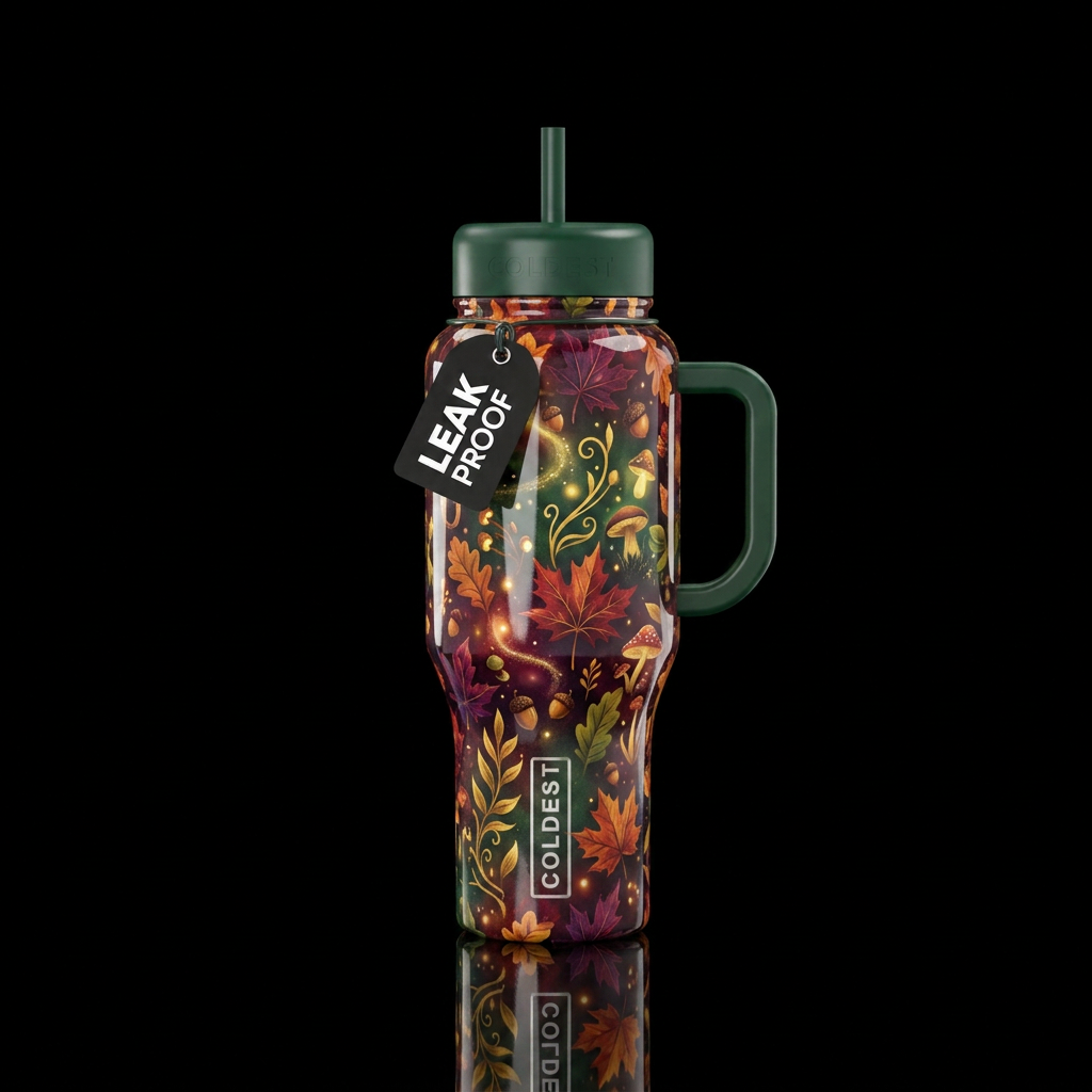 Fall fever water bottle design
