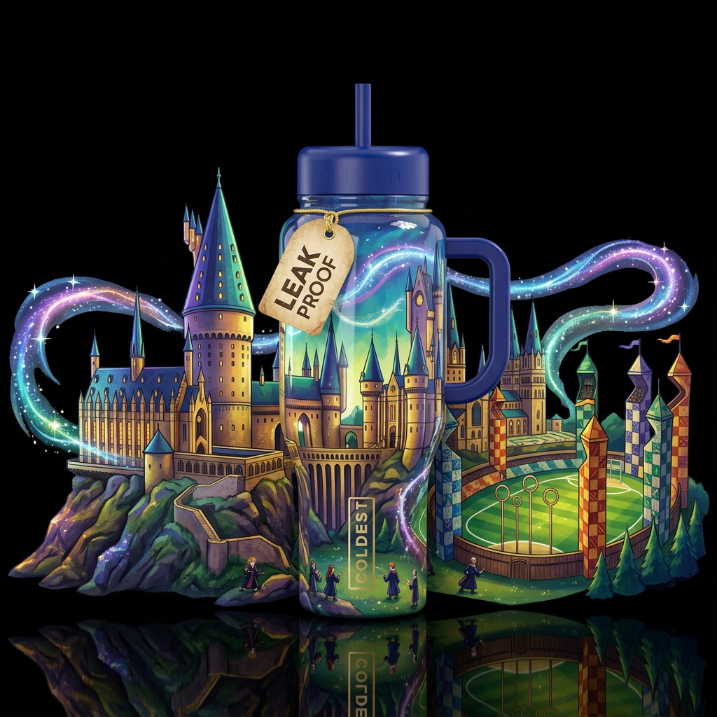 School for the magical water bottle design