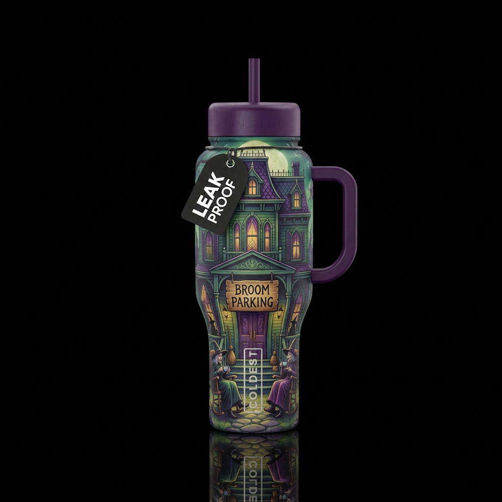 Broom parking water bottle design