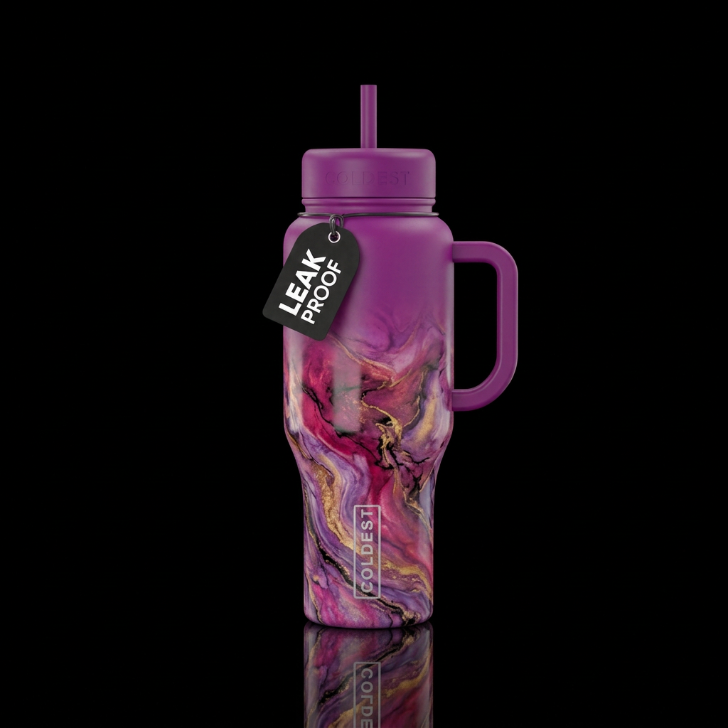 Color mix. water bottle design