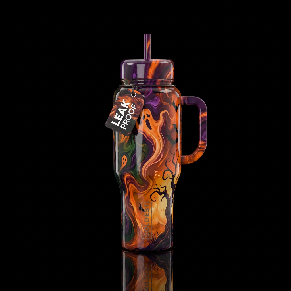 Halloween suprise water bottle design