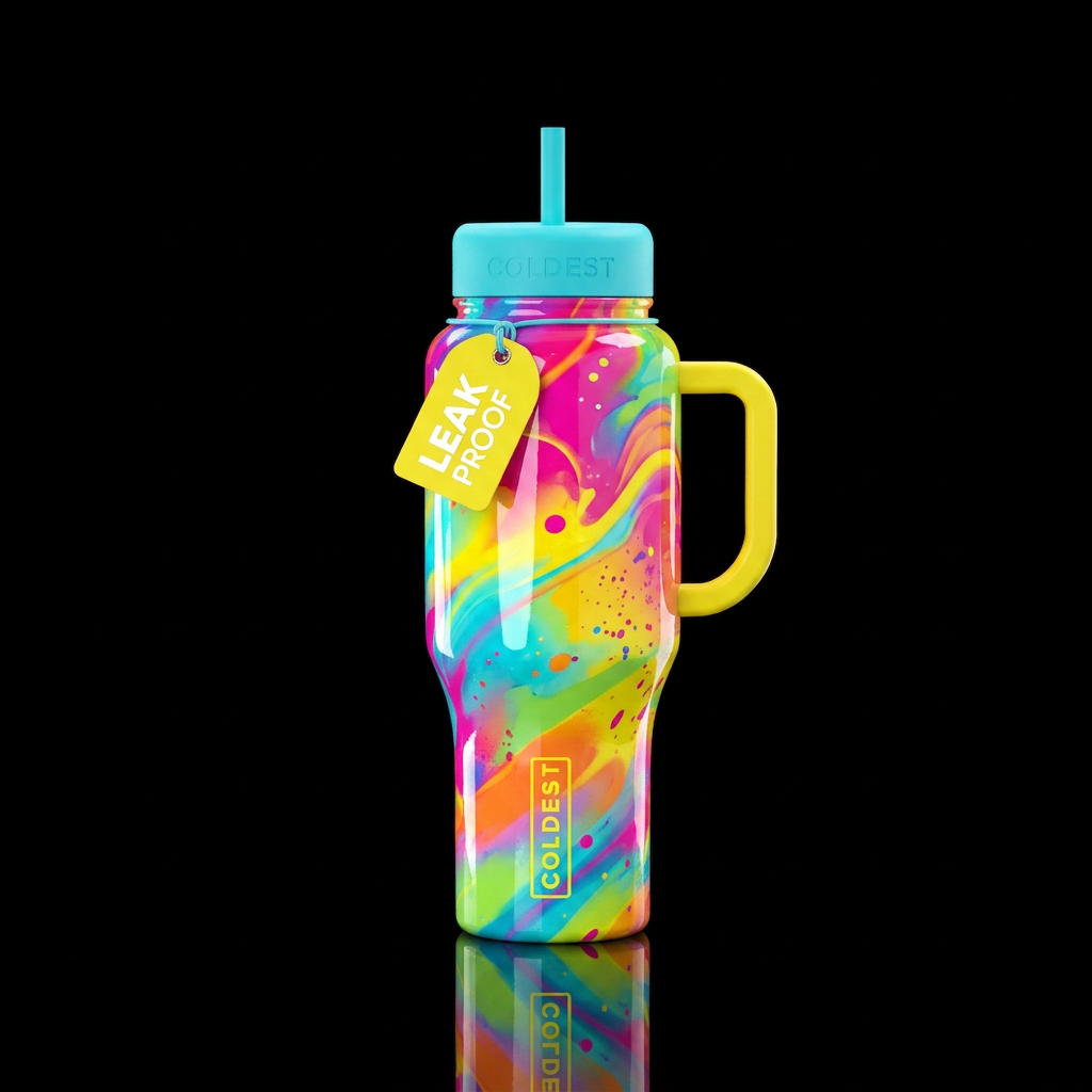 Explosion water bottle design