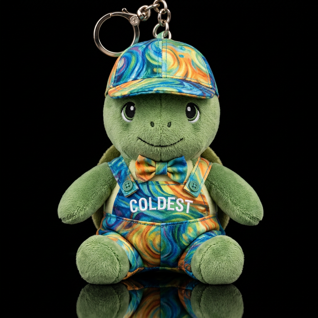 Ted the turtle water bottle design