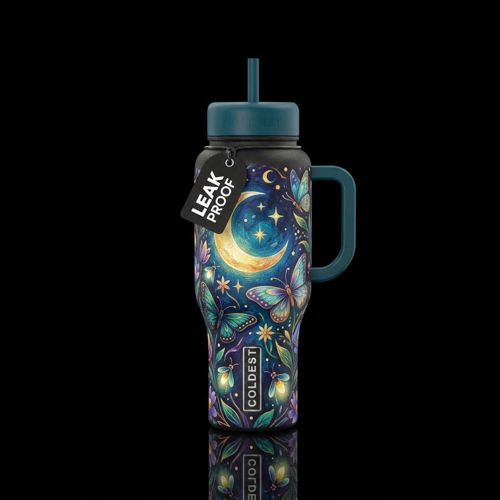 Sky water bottle design