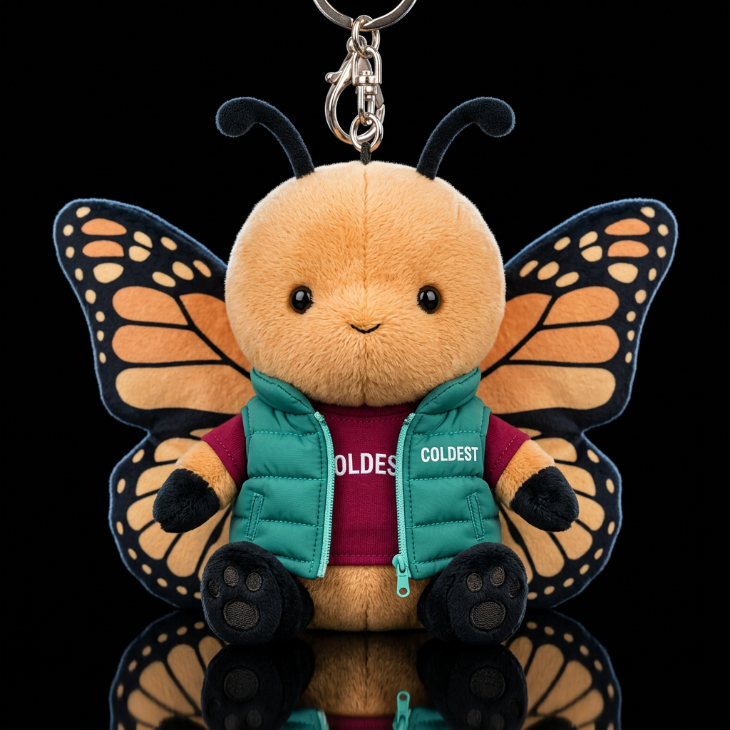 Betty butterfly water bottle design