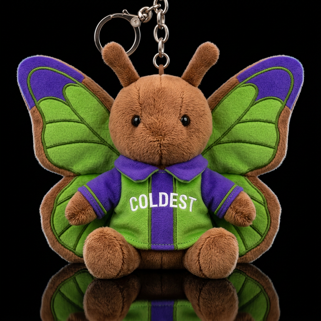 Lilly the butterfly water bottle design