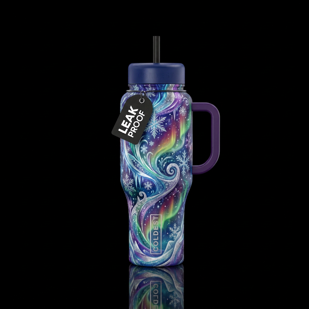 Winter srorm water bottle design