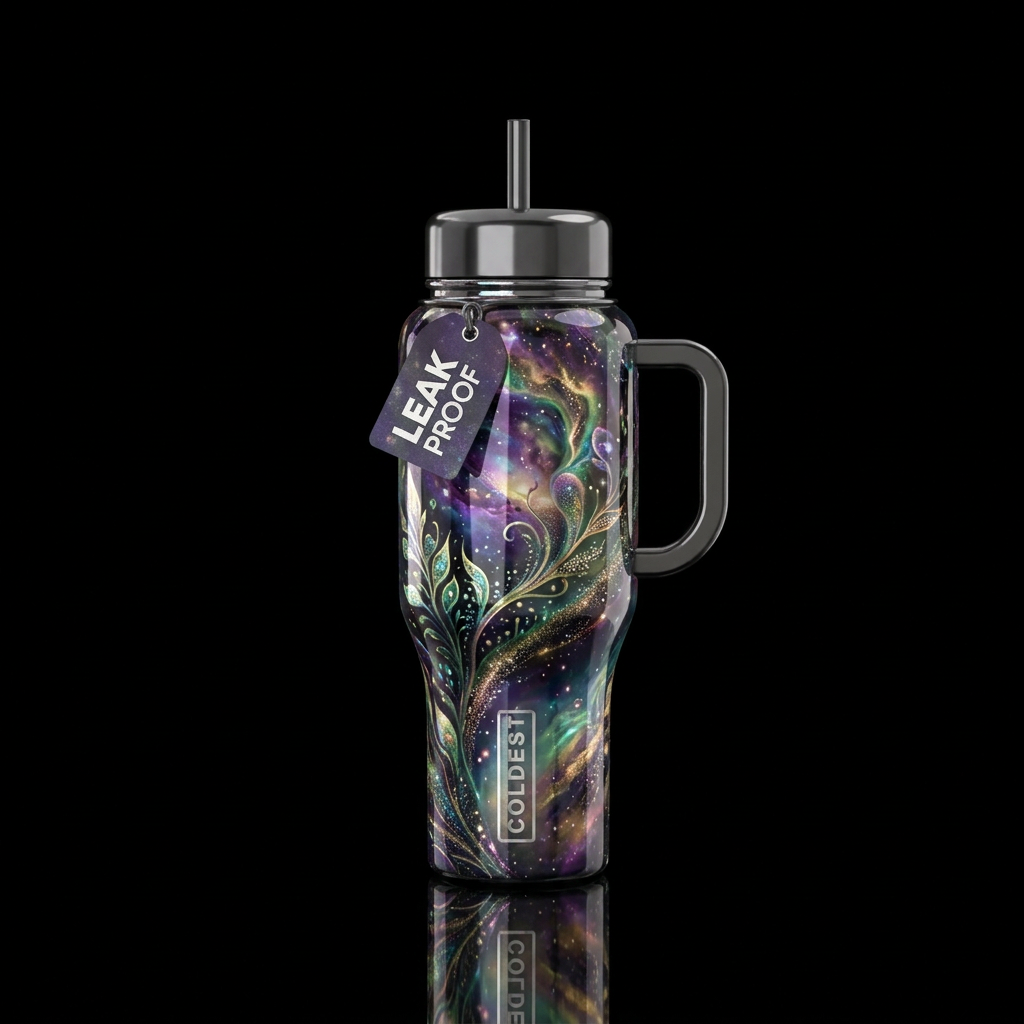 Sheer mystery water bottle design