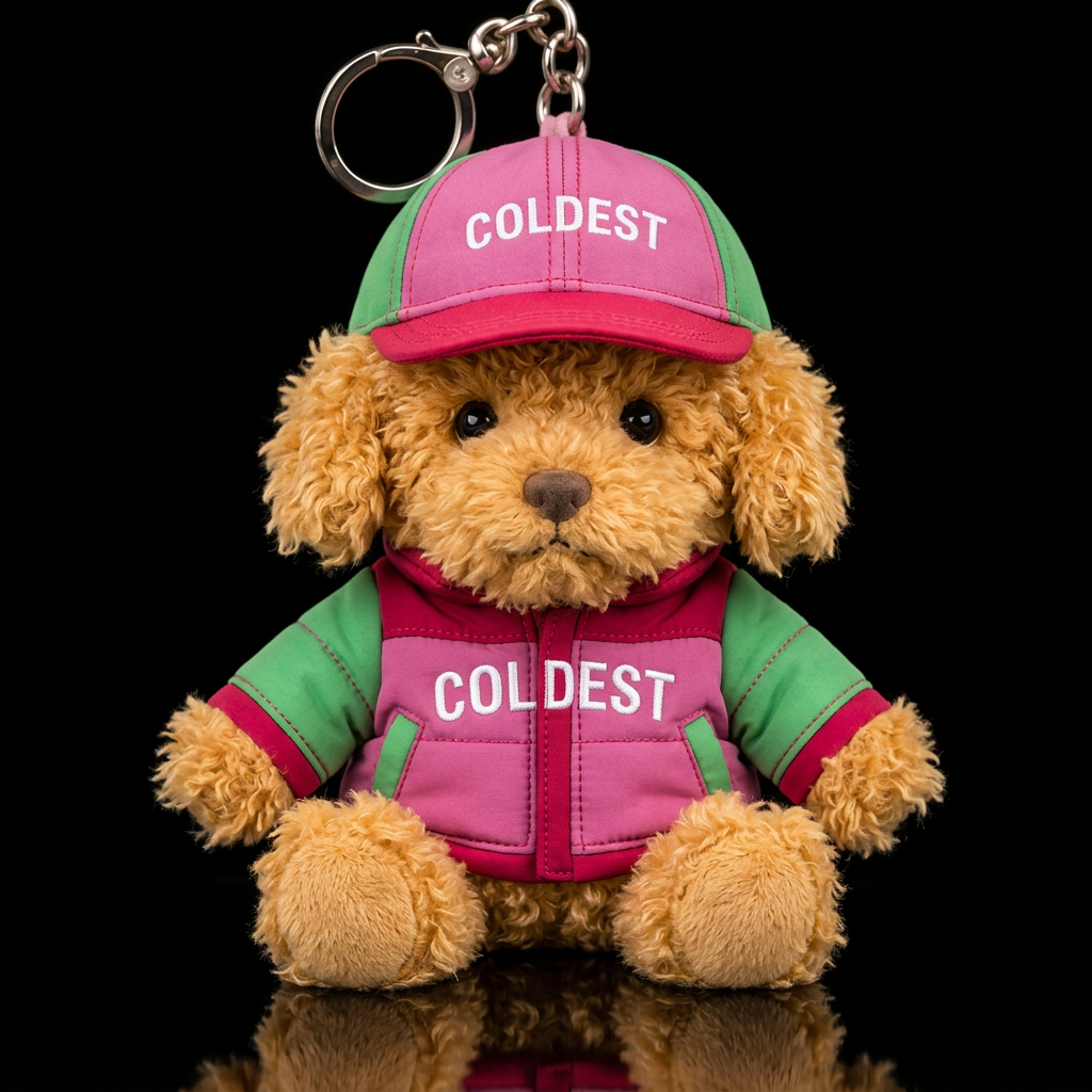Gina the goldendoodle water bottle design