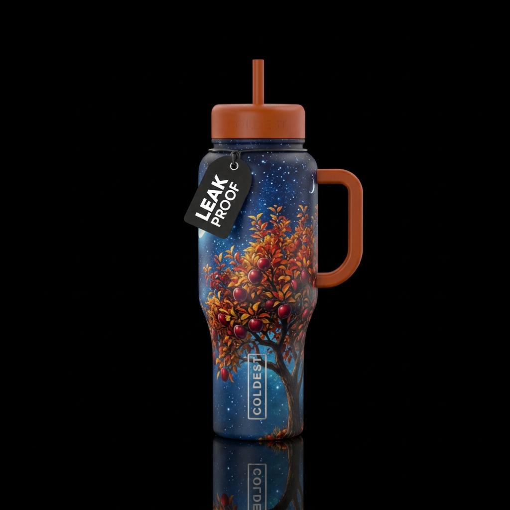 Apples water bottle design