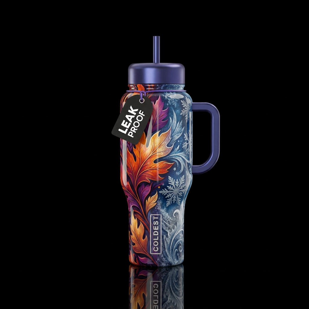 Stories end water bottle design