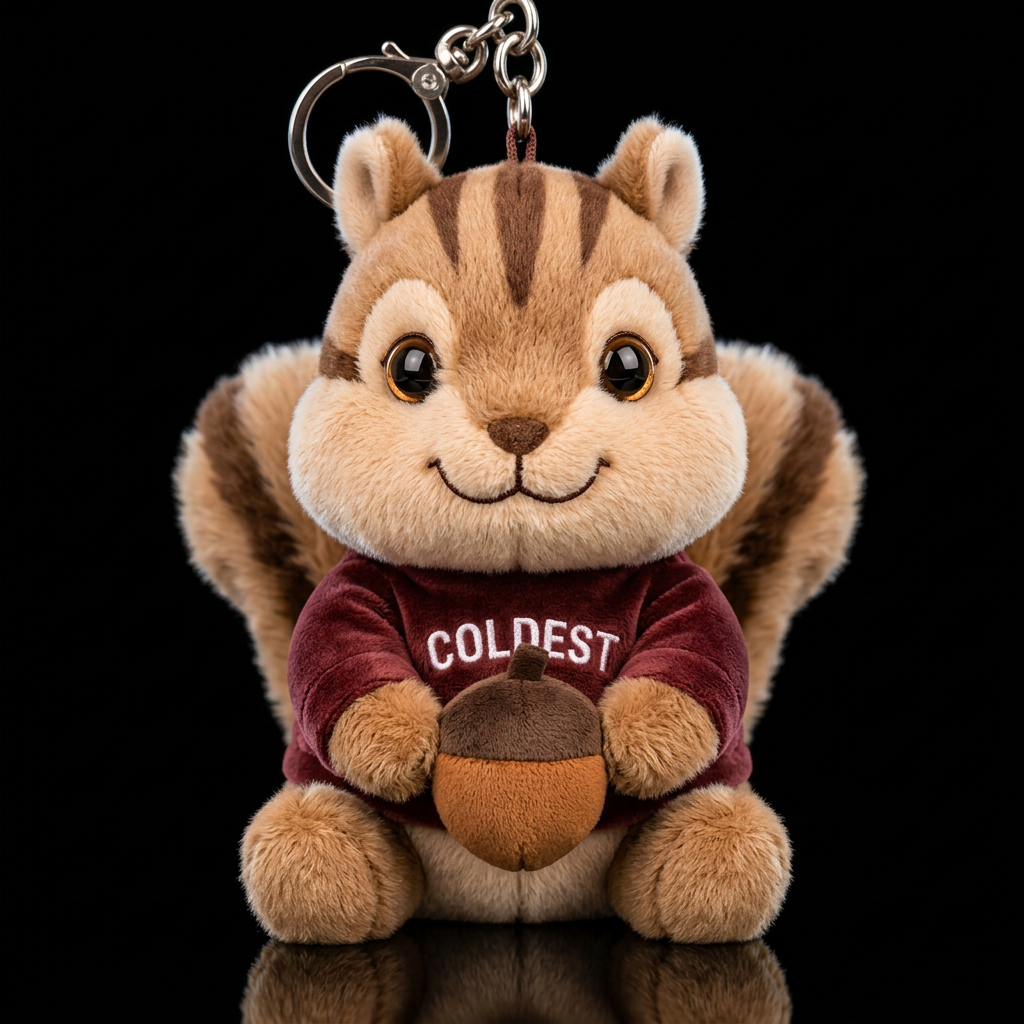 Nuts the chipmunk water bottle design