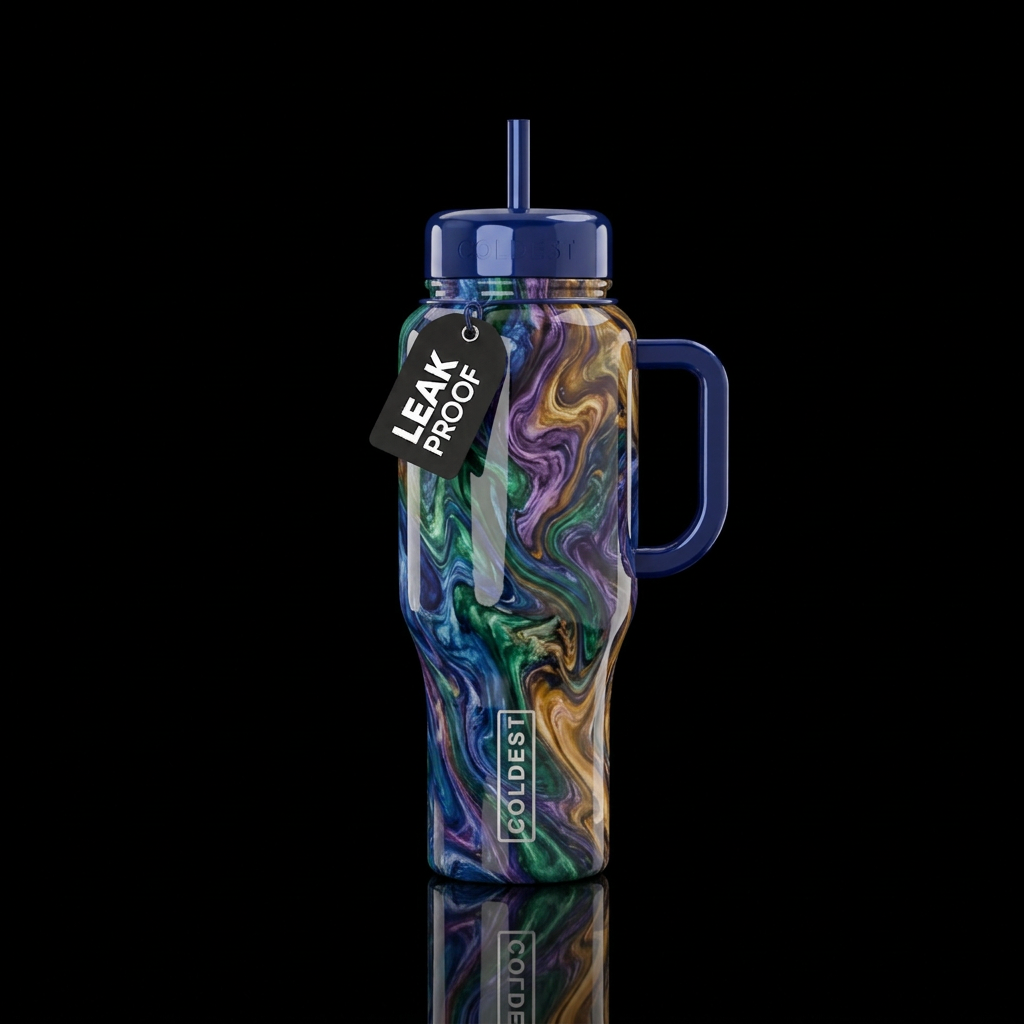 Swirls.... water bottle design
