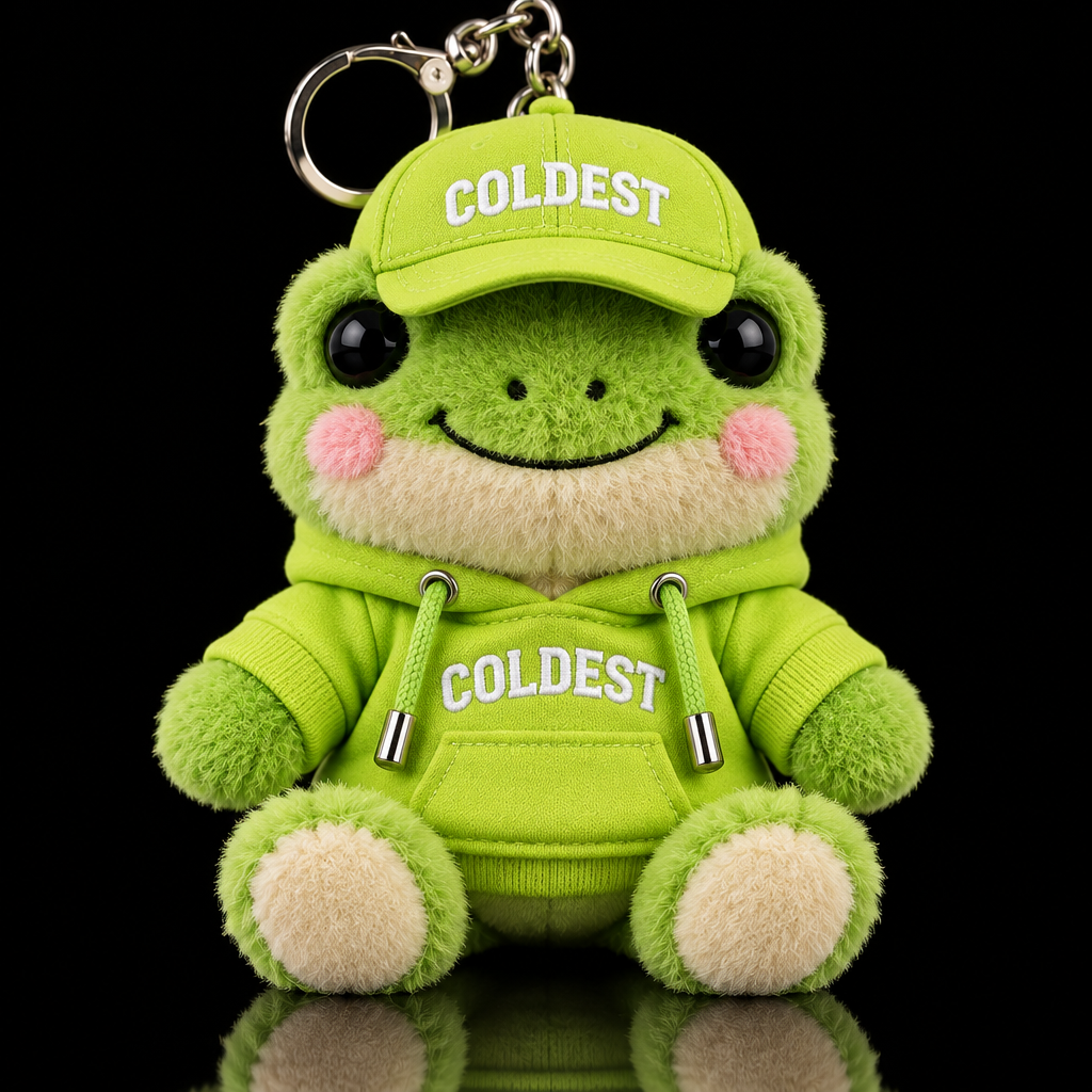 Speedy the frog water bottle design