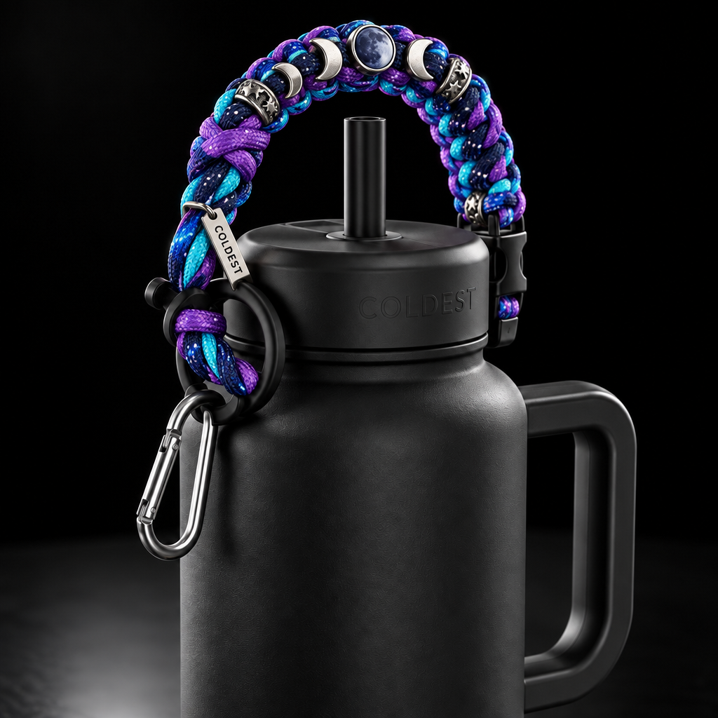 Over the moon water bottle design