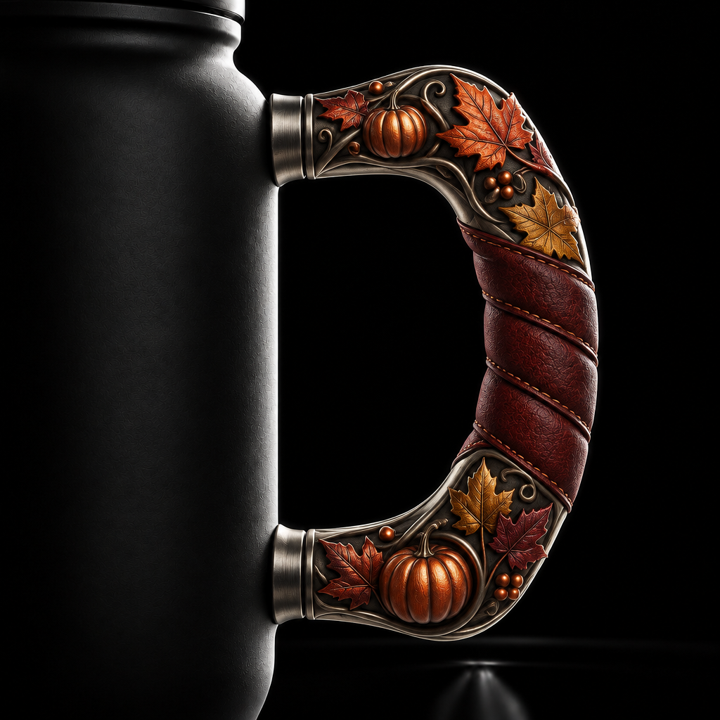 Fall handle water bottle design