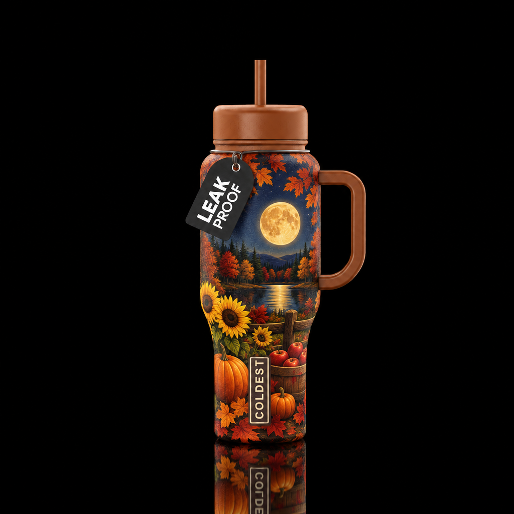 Its fall yall water bottle design