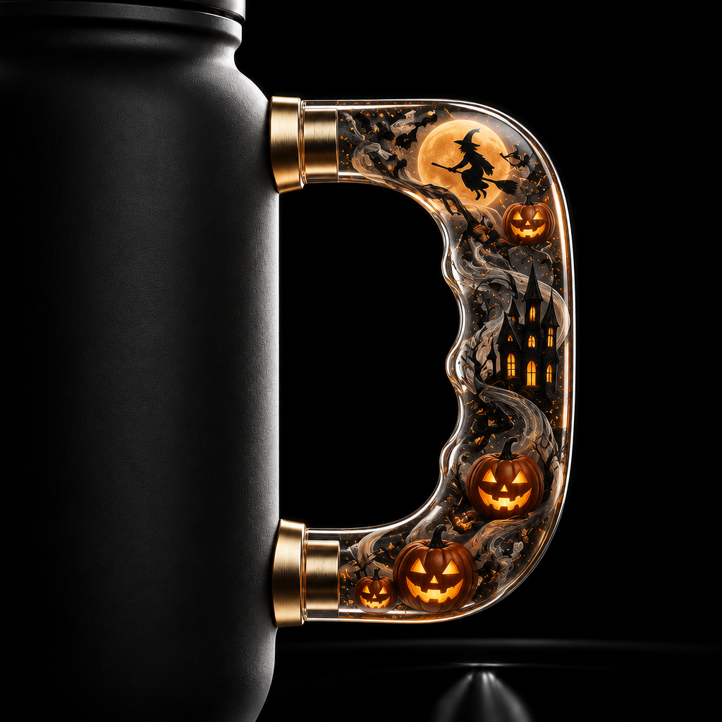 Halloween water bottle design
