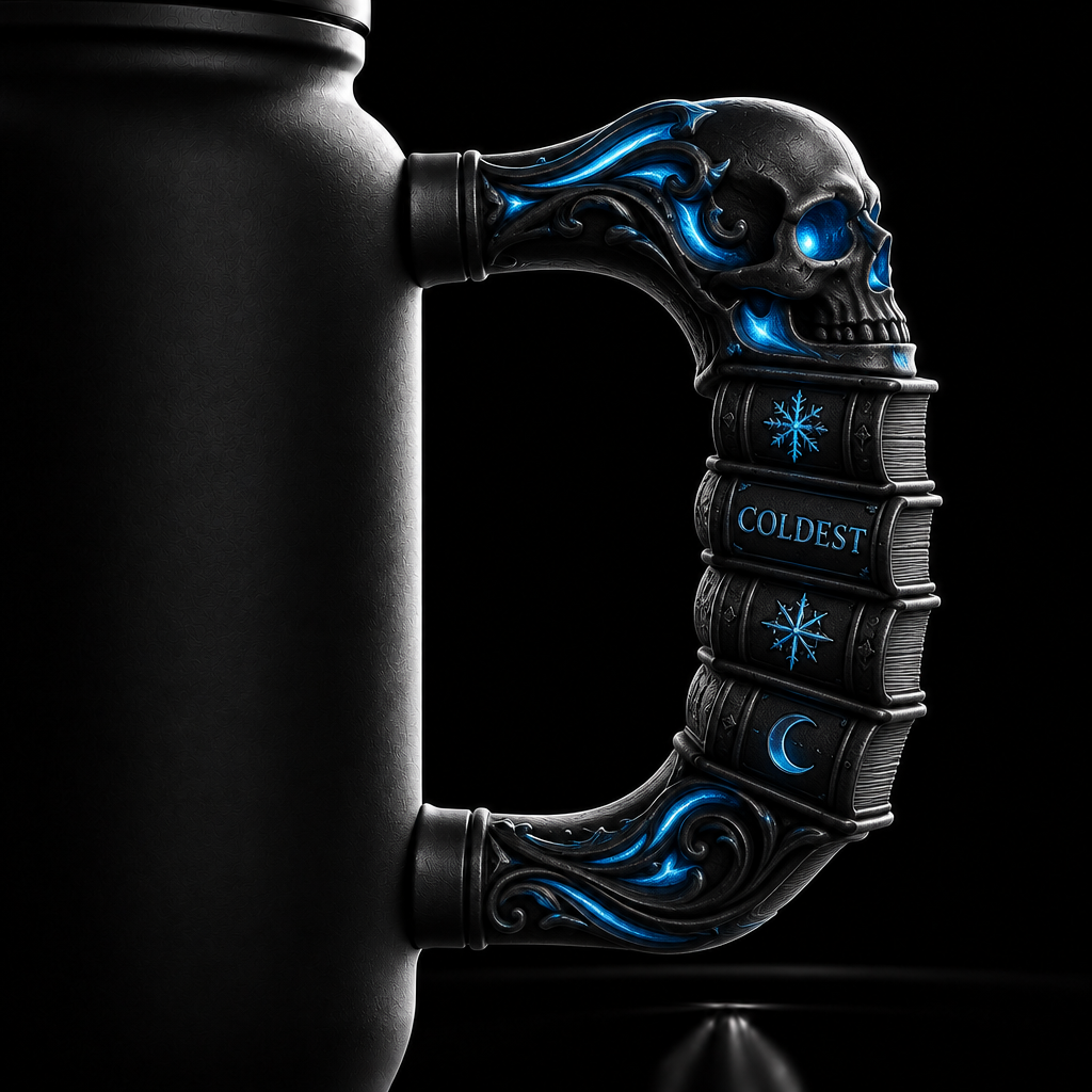 Skulls. water bottle design