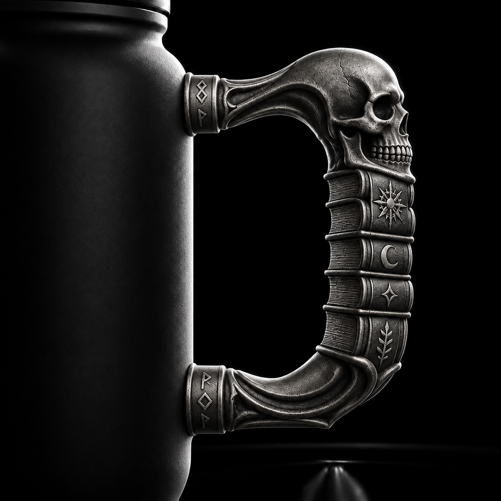 Skulls. water bottle design