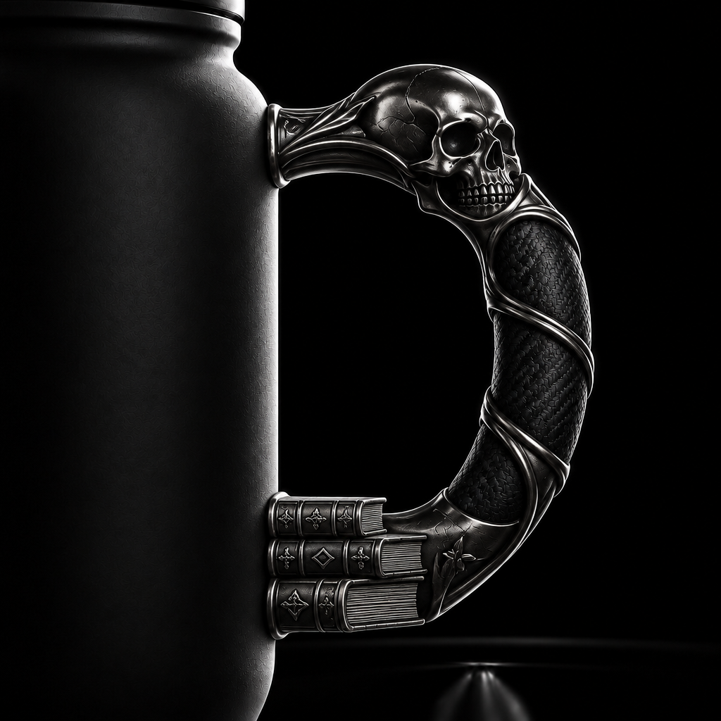 Skulls. water bottle design