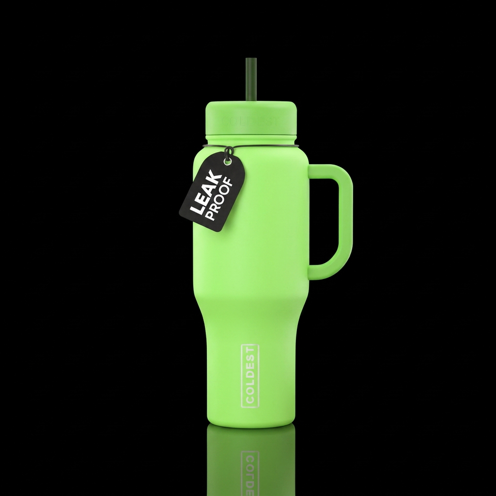 Honeydew Matte water bottle design