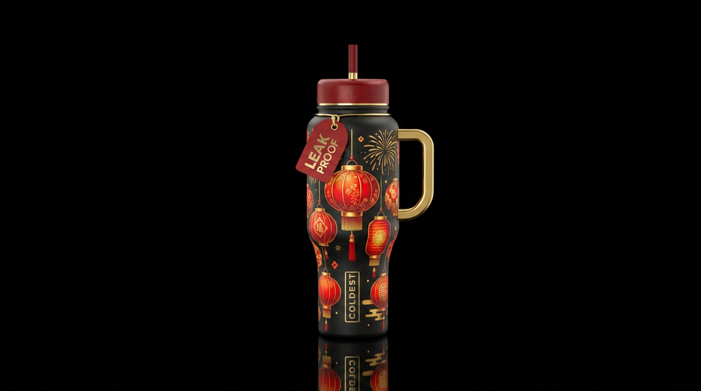 Celebration water bottle design
