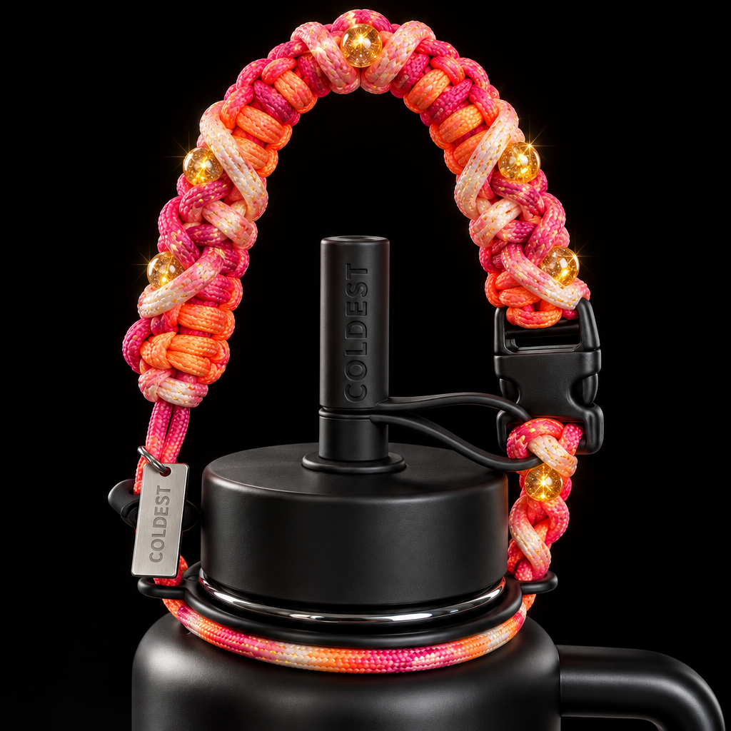 Sunset Dream Paracord water bottle design