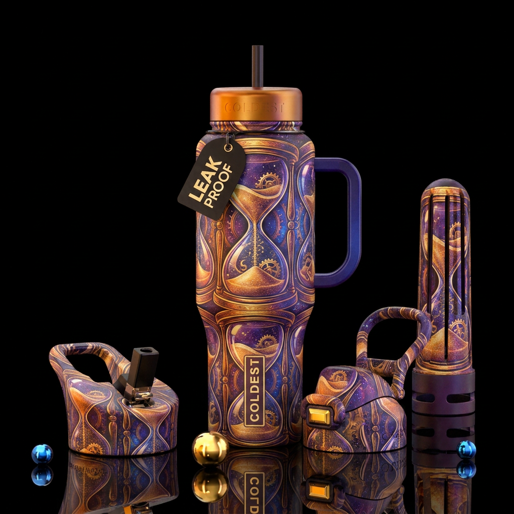 Hourglass water bottle design