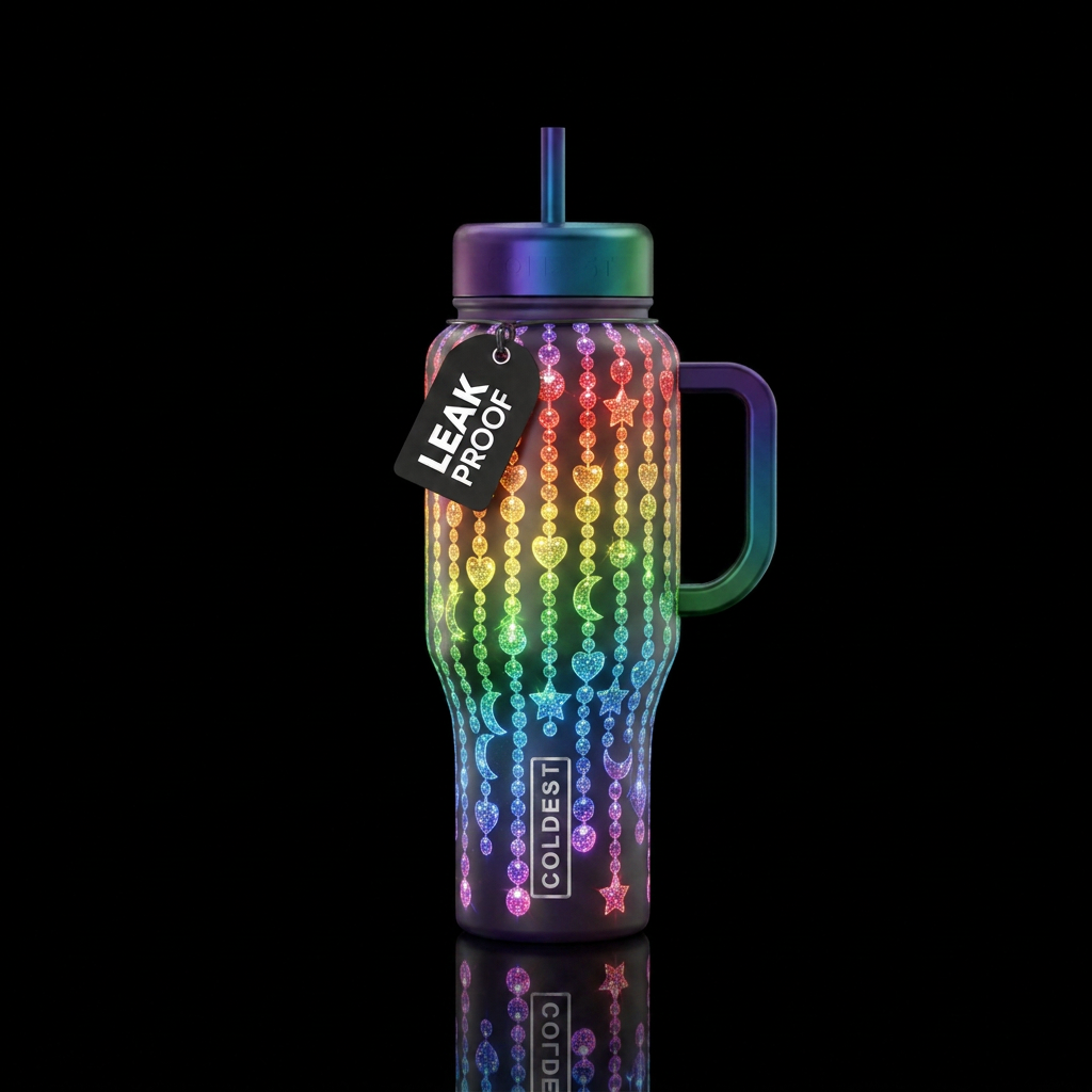 Y2K Babe water bottle design