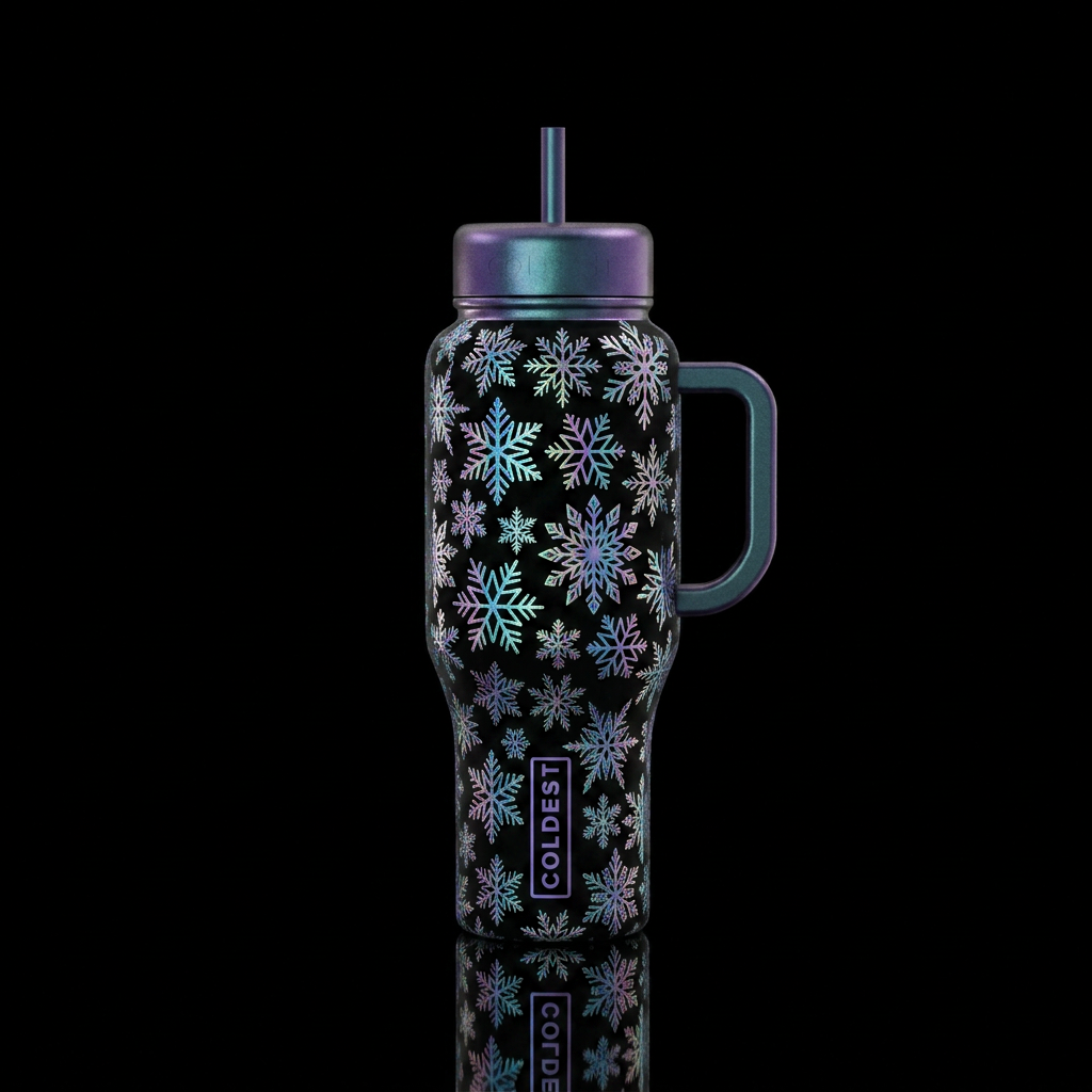 Prisma-Frost water bottle design