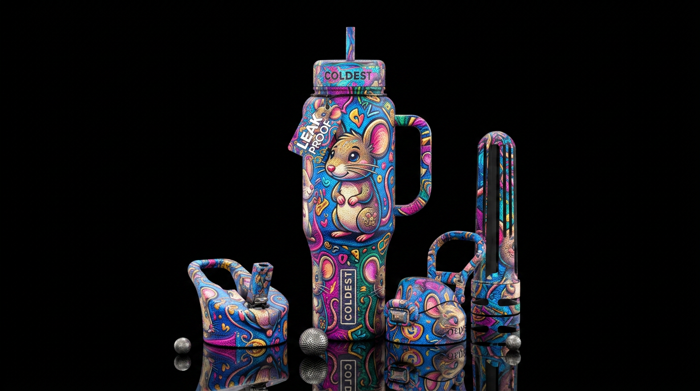 Kaitlynn Mouse water bottle design