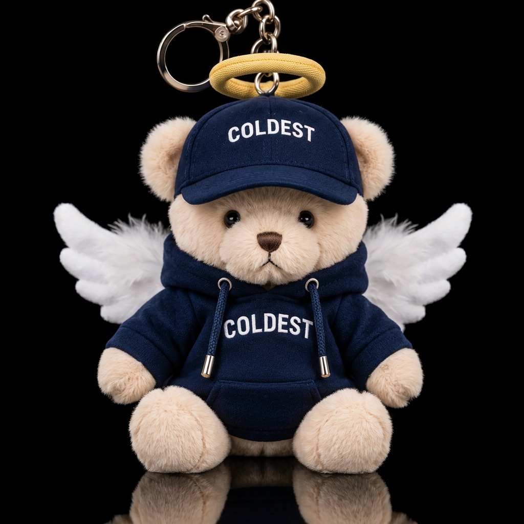 Angel bear water bottle design